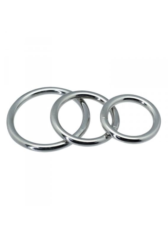 Tidløse metalringe (3 stk)