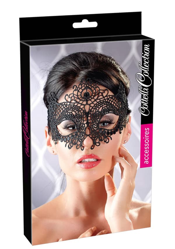 Broderet maske