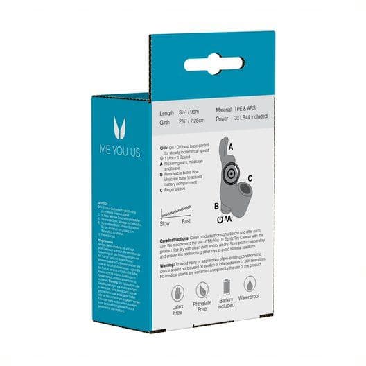 Mig Du Oss Mini Bunny Finger Vibrator Rosa
