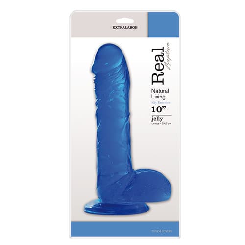 Dildo FALLO JELLY REAL RAPTURE BLÅ 10