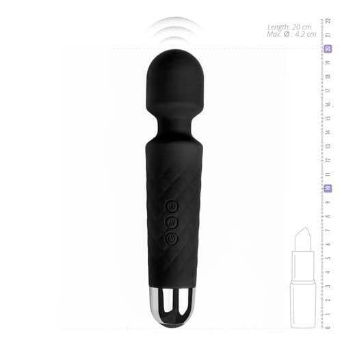 EasyToys Mini Wand Vibrator Svart