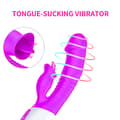 Miniatyrbild 10 av 11: Vibrator Silicon, Vibrator 7 Funktion och Värmeläge, Lila