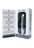 Miniatyrbillede 6 af 7: Genopladelig kraftfuld kuglevibrator USB 20-funktioner Sølv