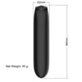 Miniatyrbillede 7 af 11: Genopladelig Kraftig Bullet Vibrator USB 20 Funktioner Shine Black