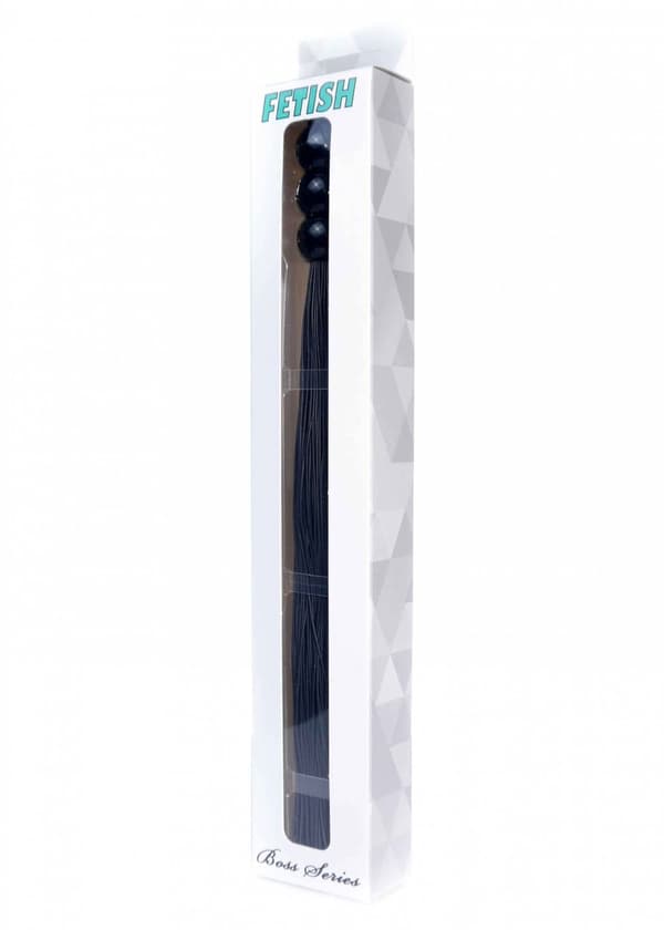 Silicone Whip Black 10 Fetish B Series