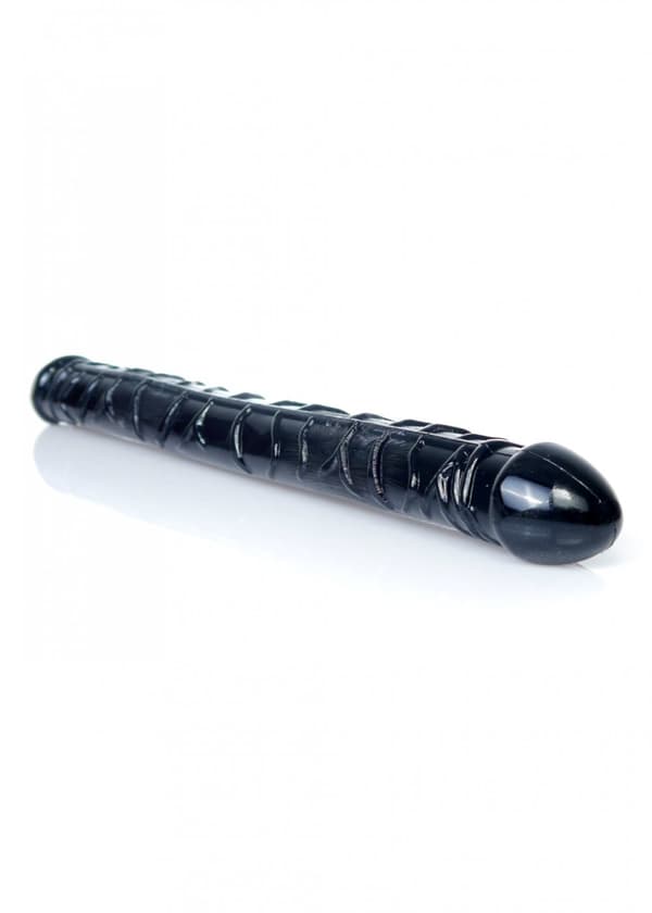 Dildo Fleksibel Dobbelt Dong Sort