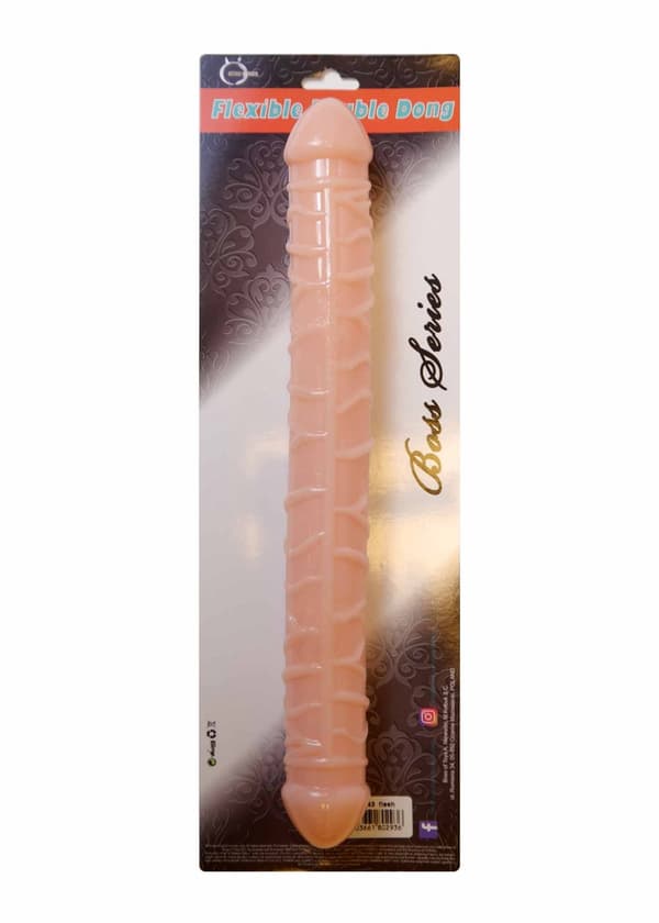 Flexibel Double Dong Skin Dildo