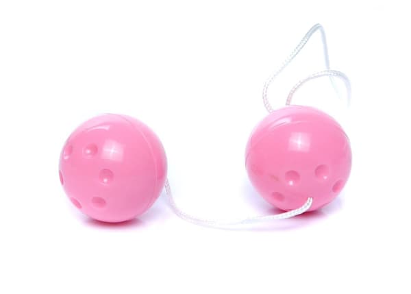 Duo bollar ljusrosa