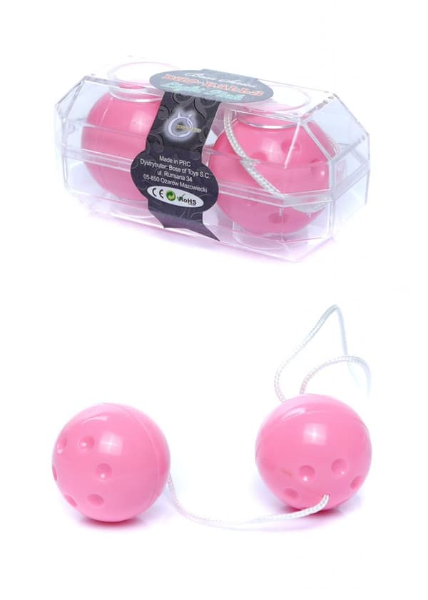 Duo bollar ljusrosa
