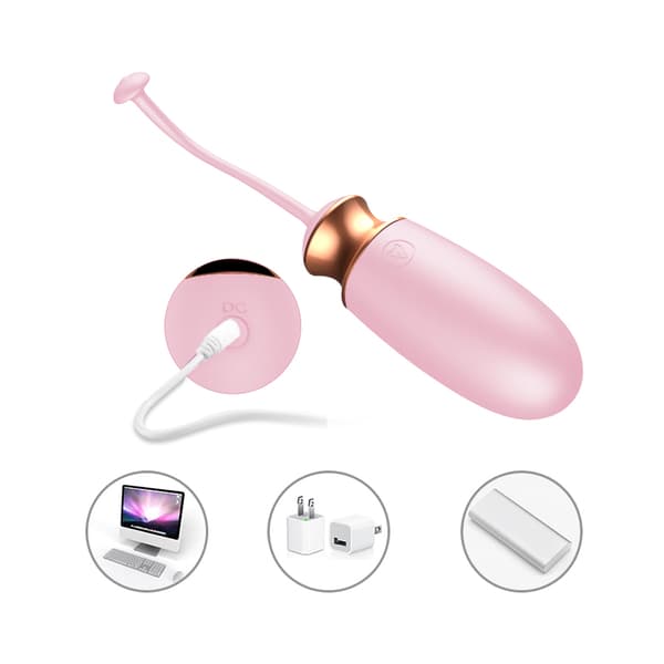 Ägg/vibrerande Silikon Love EGG USB 10 Funktion / Värme / Röststyrning