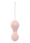Miniatyrbillede 3 af 9: Vibrerende Silikone Kegel Balls USB 10 Funktion / Fjernbetjening Flesh
