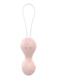 Miniatyrbillede 4 af 9: Vibrerende Silikone Kegel Balls USB 10 Funktion / Fjernbetjening Flesh