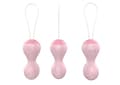 Miniatyrbillede 5 af 9: Vibrerende Silikone Kegel Balls USB 10 Funktion / Fjernbetjening Flesh