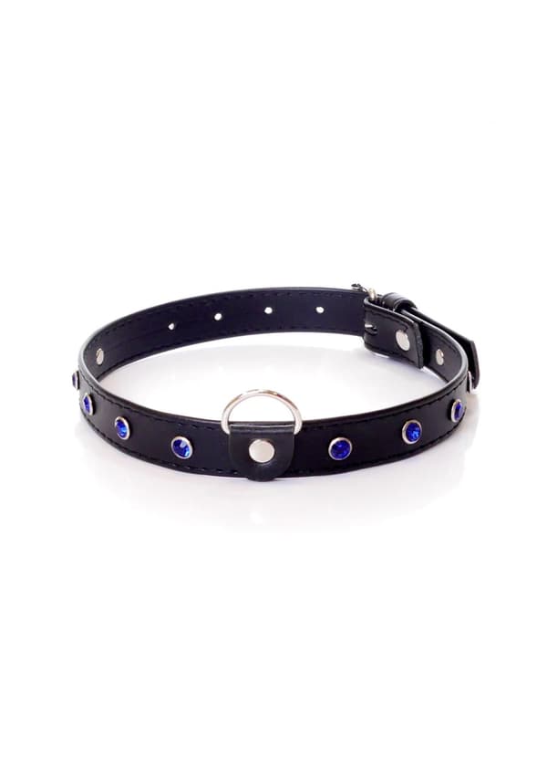 Fetish B Series krave 2 cm marineblå krystal
