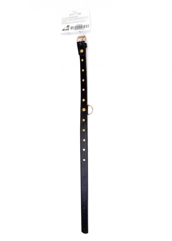 Fetish B Series krage 2 cm turkos kristall