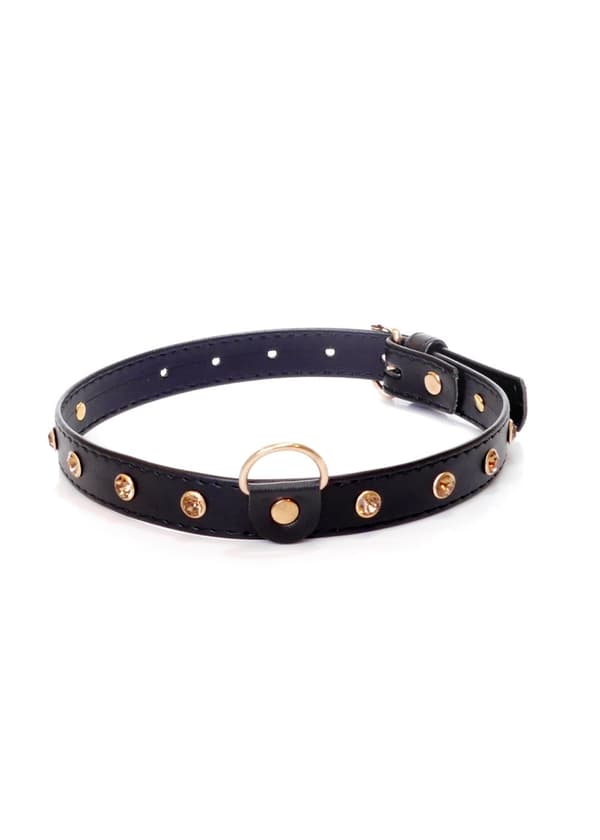 Fetish B Series krave 2 cm guld krystal