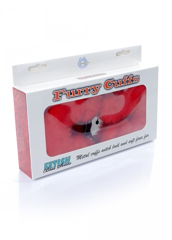 Fetish B Series Furry Manchetter Røde håndjern