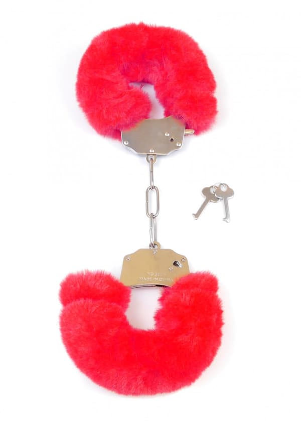 Fetish B Series Furry Manchetter Røde håndjern