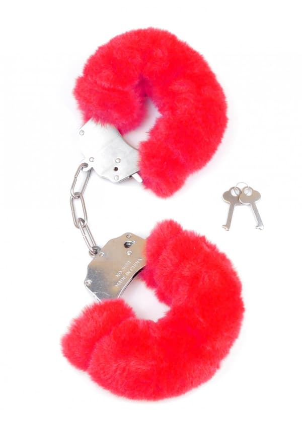 Fetish B Series Furry Manchetter Røde håndjern