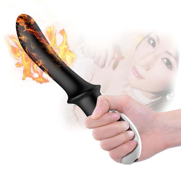 Silikon Prostata Vibrator / G-punkt Massager USB 10 Funktion / Uppvärmning