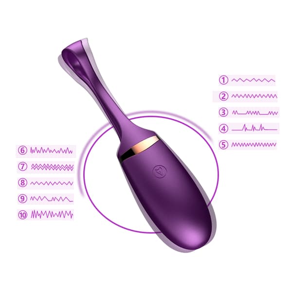 Æg/vibrerende Silikone Love EGG USB 10 Funktion / Stemmestyring