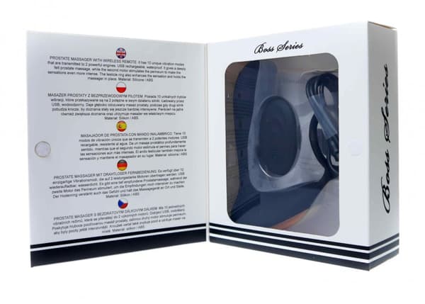 Prostata massageapparat med Ring USB 10 Funktion / Fjärrkontroll