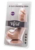Miniatyrbillede 2 af 2: 8 tommer dildo med Balls Vibrator Lys hudfarve