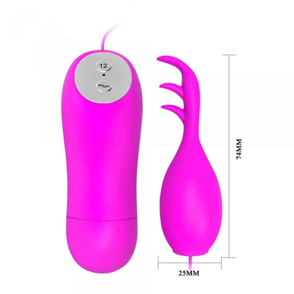 BAILE Mini kärleksägg, 12 vibrationsfunktioner