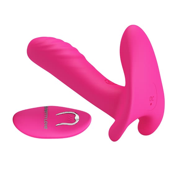 PRETTY LOVE FJERNBETJENING MASSAGER, 12 vibrationsfunktioner Trådløs fjernbetjening