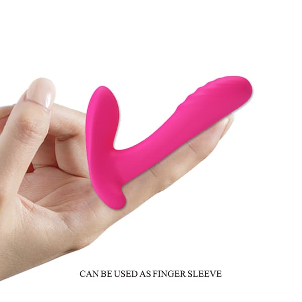 PRETTY LOVE FJERNBETJENING MASSAGER, 12 vibrationsfunktioner Trådløs fjernbetjening