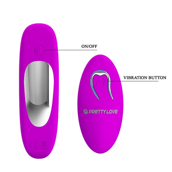 PRETTY LOVE MAGIC FINGER, 12 vibrationsfunktioner Minnesfunktion Trådlös fjärrkontroll
