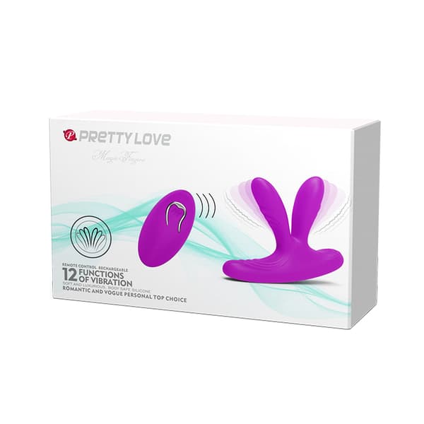 PRETTY LOVE MAGIC FINGER, 12 vibrationsfunktioner Minnesfunktion Trådlös fjärrkontroll