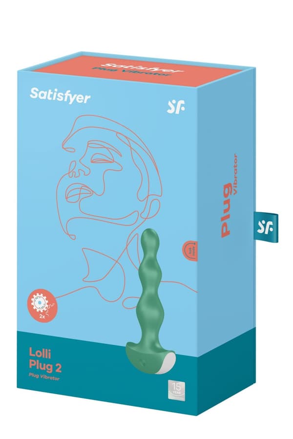 Plug Vibrator Lolli Plug 2 Vihreä