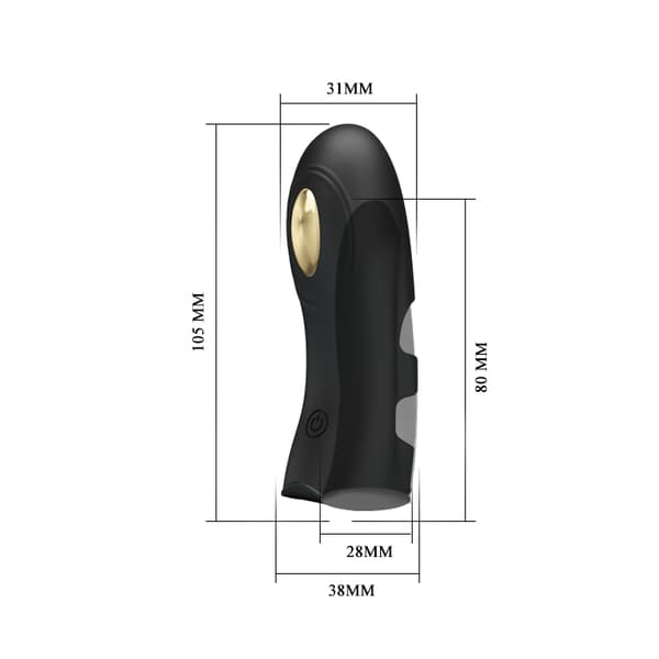 PRETTY LOVE Fingersättning elektrisk vibrator PEGASUS 7 FUNKTIONER