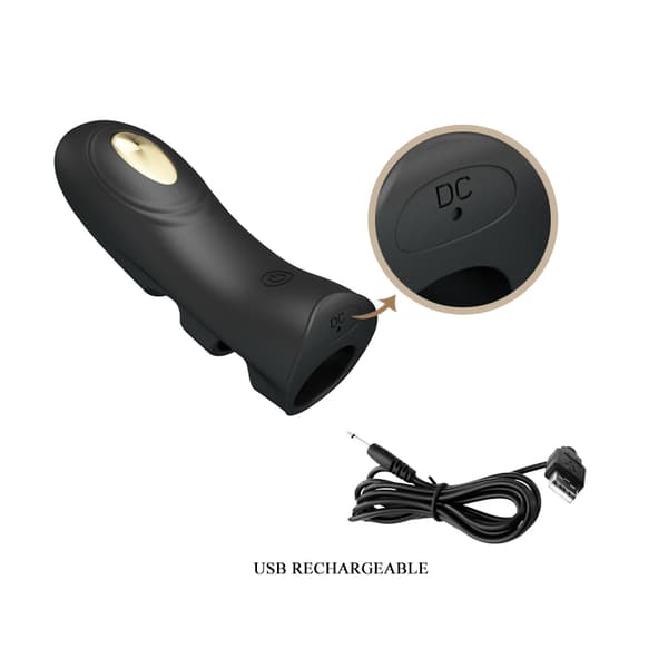 PRETTY LOVE Fingersättning elektrisk vibrator PEGASUS 7 FUNKTIONER