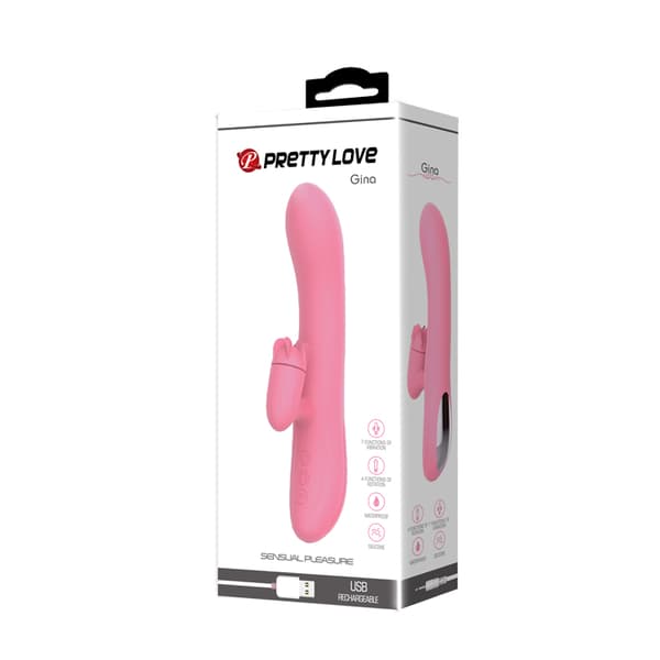 PRETTY LOVE GINA 4 rotation 7 vibrationer USB