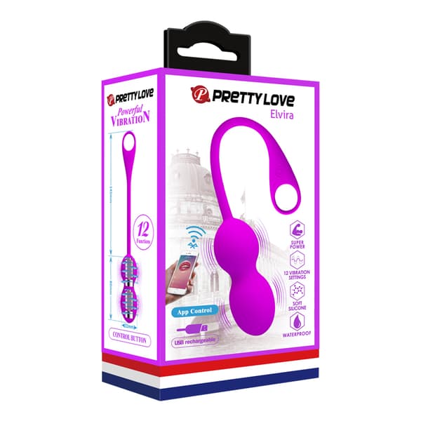 PRETTY LOVE ELVIRA Purple Kegel bolde