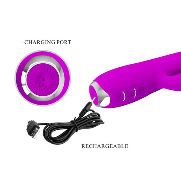 PRETTY LOVE GLORIA Purple 12 funktionsvibrationer