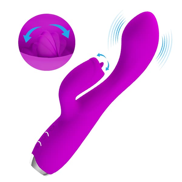 PRETTY LOVE GLORIA Purple 12 funktionsvibrationer