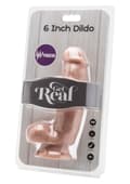 Miniatyrbillede 2 af 2: 6 tommer dildo med Balls Vibrator Lys hudfarve
