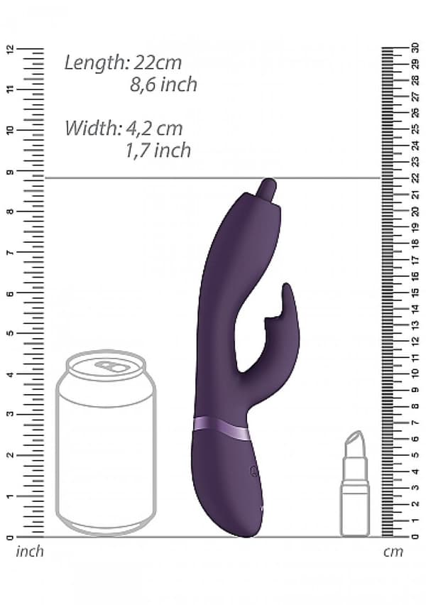 Nilo Pinpoint Rotating G spot Rabbit Purple vibrator
