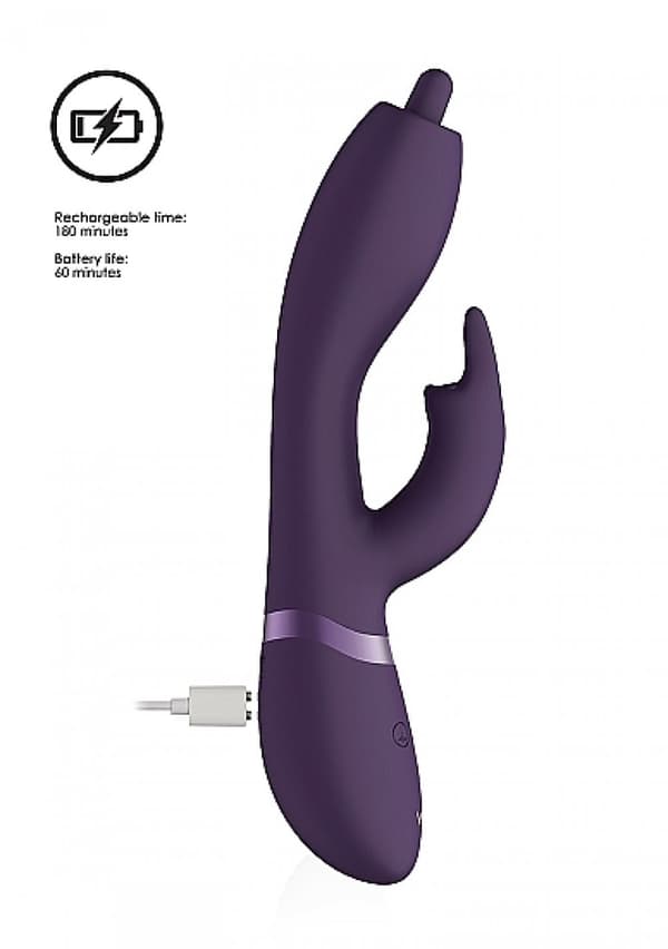 Nilo Pinpoint Rotating G spot Rabbit Purple vibrator