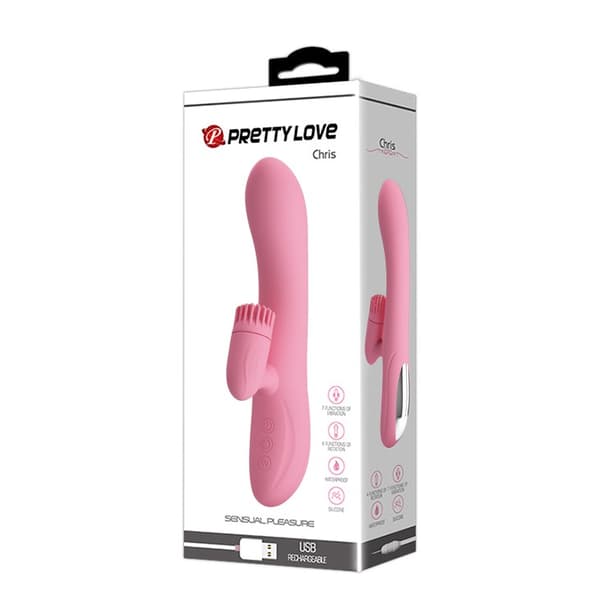 PRETTY LOVE CHRIS USB 4 rot; 7 vibrationer