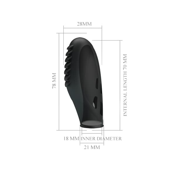 PRETTY LOVE GILO 18mm fingersättningsvibrator