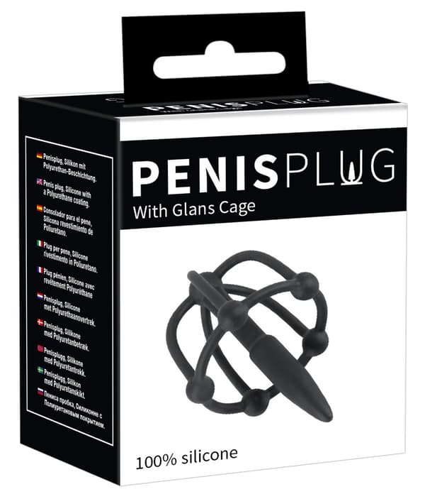 Penisplugg med Glans Cage