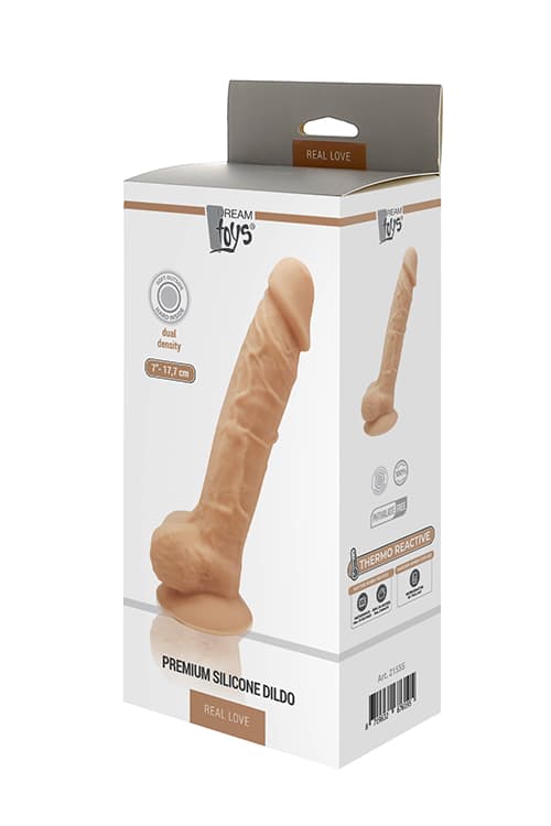 VERKLIG KÄRLEK DILDO 7 tums kött