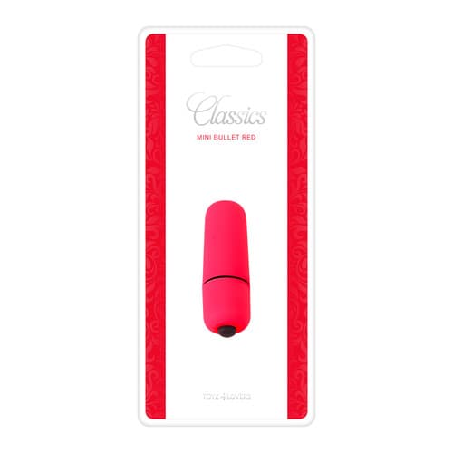 MINI VIBRATORE BULLET CLASSICS RØD vibrator