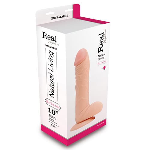VIBRATORE REALISTICO REAL RAPTURE FLESH 10 vibrator