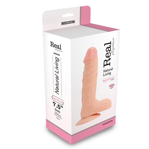 REALISTISK VIBRATOR ÆGTE RAPTURE FLESH 7.5