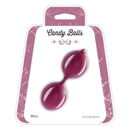 PALLINE CANDY BALLS BÆR LILLA kugler